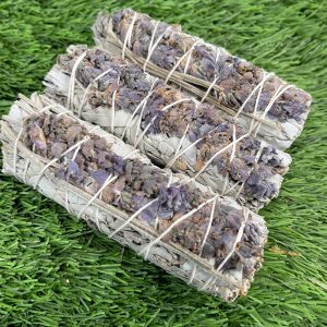Lavender Smudge & White Sage Sticks Bundle