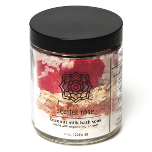 Coconut Milk Mineral Bath Soak (Scarlet Rose Soak)